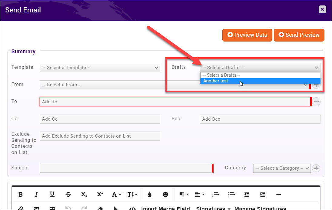 Email Drafts - GrowthZone Email Drafts - GrowthZone