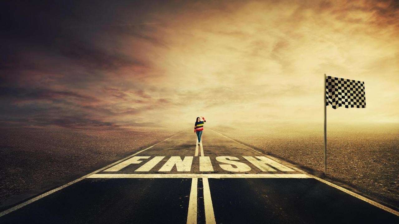 Running Finish Line