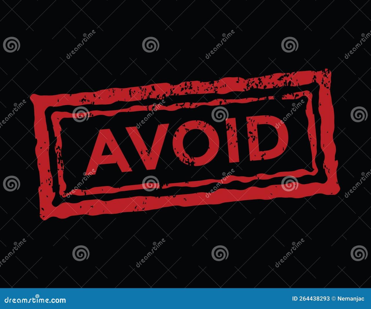 Avoid, Grunge Red Rubber Stamp Stock Illustration - Illustration of ... Avoid, Grunge Red Rubber Stamp Stock Illustration - Illustration of ...