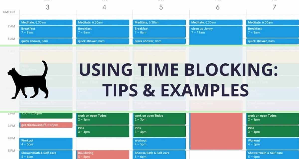 How to use Time blocking for better productivity